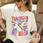 Teaching My Boos DTF Transfer DTF Heat Press Transfer from Sweet Tee Transfers