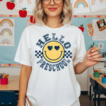 Checkered Smiley Preschool DTF Transfer DTF Heat Press Transfer from Sweet Tee Transfers