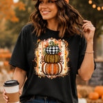 Football Pumpkin Stack DTF Transfer DTF Heat Press Transfer from Sweet Tee Transfers