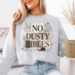 No Dusty Bibles Christian Floral Cross DTF Transfer DTF Heat Press Transfer from Sweet Tee Transfers