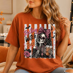 Resting Witch Face Striped DTF Transfer DTF Heat Press Transfer from Sweet Tee Transfers