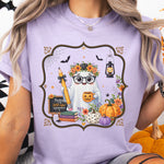 Spooky Floral Teacher Pencil Bow Ghost DTF Transfer DTF Heat Press Transfer from Sweet Tee Transfers