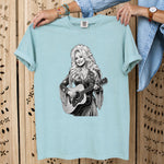 Dolly Black and White DTF Transfer DTF Heat Press Transfer from Sweet Tee Transfers