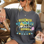 Grow 'Em Show 'Em It's Fair Week DTF Transfer DTF Heat Press Transfer from Sweet Tee Transfers