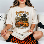 Pumpkin Farm Vintage Truck DTF Transfer DTF Heat Press Transfer from Sweet Tee Transfers