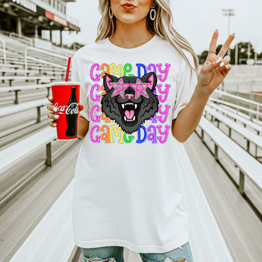 Wildcats School Mascot DTF Transfer – Game Day DTF Heat Press Transfer from Sweet Tee Transfers