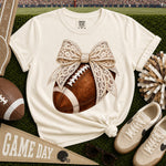 Lace Bow Football DTF Transfer DTF Heat Press Transfer from Sweet Tee Transfers