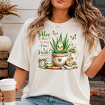 Aloe There Feeling Fine and Fresh DTF Transfer DTF Heat Press Transfer from Sweet Tee Transfers