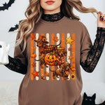 Dachshund Fall Striped DTF Transfer DTF Heat Press Transfer from Sweet Tee Transfers