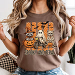 Spooky and Feral Striped DTF Transfer DTF Heat Press Transfer from Sweet Tee Transfers