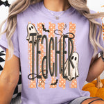 Halloween Ghost Teacher DTF Transfer DTF Heat Press Transfer from Sweet Tee Transfers