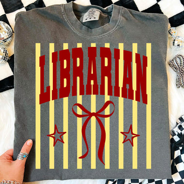 Preppy Librarian DTF Transfer DTF Heat Press Transfer from Sweet Tee Transfers