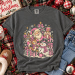 Retro Pink Christmas Vintage DTF Transfer DTF Heat Press Transfer from Sweet Tee Transfers