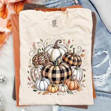 Fall Pumpkins DTF Transfer DTF Heat Press Transfer from Sweet Tee Transfers