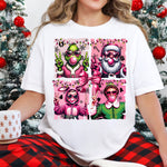 Christmas Movie Bubblegum DTF Transfer DTF Heat Press Transfer from Sweet Tee Transfers