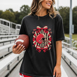 Red Football Helmet DTF Transfer – Coquette DTF Heat Press Transfer from Sweet Tee Transfers