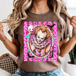 Horror IT Stripes DTF Transfer DTF Heat Press Transfer from Sweet Tee Transfers