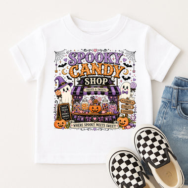 Spooky Candy Shop DTF Transfer DTF Heat Press Transfer from Sweet Tee Transfers