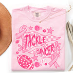 Tackle Cancer Pennant Flags DTF Transfer DTF Heat Press Transfer from Sweet Tee Transfers