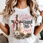 Grace Found Me Here DTF Transfer DTF Heat Press Transfer from Sweet Tee Transfers