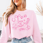 Going to the Chapel Cowgirl Pink DTF Transfer DTF Heat Press Transfer from Sweet Tee Transfers