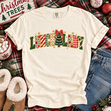 Lunch Lady Christmas Tree DTF Transfer DTF Heat Press Transfer from Sweet Tee Transfers