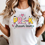 Pre-K Dream Team DTF Transfer DTF Heat Press Transfer from Sweet Tee Transfers