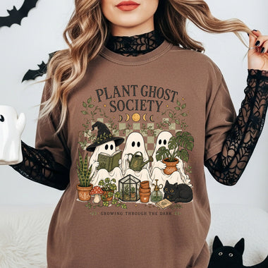 Plant Ghost Society DTF Transfer DTF Heat Press Transfer from Sweet Tee Transfers