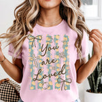 You Are Loved Fall DTF Transfer DTF Heat Press Transfer from Sweet Tee Transfers