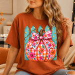 Floral Pumpkin on Gate DTF Transfer DTF Heat Press Transfer from Sweet Tee Transfers
