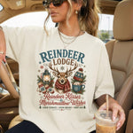 Reindeer Lodge DTF Transfer DTF Heat Press Transfer from Sweet Tee Transfers