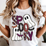 Spooky Ghosts and Bats Halloween DTF Transfer DTF Heat Press Transfer from Sweet Tee Transfers