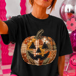Halloween Pumpkin Patchwork DTF Transfer DTF Heat Press Transfer from Sweet Tee Transfers