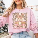 Pink Cheetah Nutcracker DTF Transfer DTF Heat Press Transfer from Sweet Tee Transfers