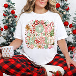 Joy to the World Pastel DTF Transfer DTF Heat Press Transfer from Sweet Tee Transfers