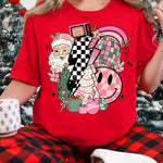 Retro Christmas Collage DTF Transfer DTF Heat Press Transfer from Sweet Tee Transfers