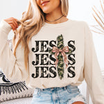 Jesus Camo Cross DTF Transfer DTF Heat Press Transfer from Sweet Tee Transfers