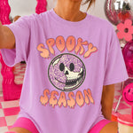 Spooky Season Smiley Skele DTF Transfer DTF Heat Press Transfer from Sweet Tee Transfers