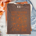 Give Thanks to the Lord Fall DTF Transfer DTF Heat Press Transfer from Sweet Tee Transfers