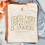 Pray Polka Dots Colossians 4:2 DTF Transfer DTF Heat Press Transfer from Sweet Tee Transfers