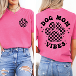 Dog Mom Vibes Front and Back DTF Transfer DTF Heat Press Transfer from Sweet Tee Transfers