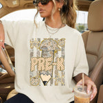 Pre-K Grade Camo Striped Pencil DTF Transfer DTF Heat Press Transfer from Sweet Tee Transfers