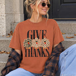 Give Thanks Turkeys DTF Transfer DTF Heat Press Transfer from Sweet Tee Transfers