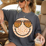 Smiley Distressed DTF Transfer DTF Heat Press Transfer from Sweet Tee Transfers