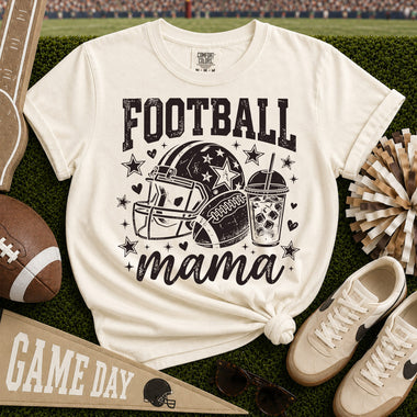 Football MAMA Drink Dark DTF Transfer DTF Heat Press Transfer from Sweet Tee Transfers