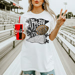 Friday Night Lights Black and Silver Pennant DTF Transfer DTF Heat Press Transfer from Sweet Tee Transfers