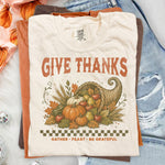 Give Thanks Fall DTF Transfer DTF Heat Press Transfer from Sweet Tee Transfers