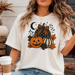 Retro Preppy Fall Pumpkin Halloween Jack O Lantern DTF Transfer DTF Heat Press Transfer from Sweet Tee Transfers