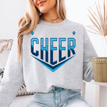 Cheer Blue DTF Transfer DTF Heat Press Transfer from Sweet Tee Transfers