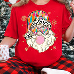 Watercolor Santa Bubblegum DTF Transfer DTF Heat Press Transfer from Sweet Tee Transfers